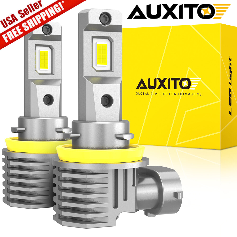 H11 LED Headlight Super Bright Bulbs Kit 6500K White 330000LM HIGH/LOW BEAM