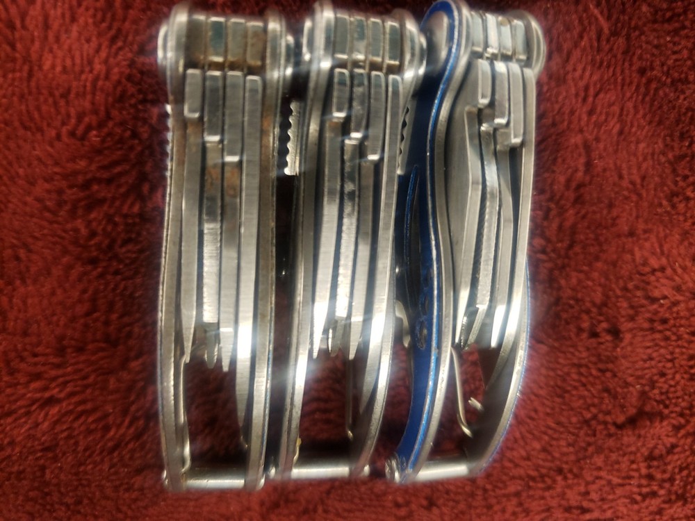 🔪 Lot 3 Gerber Multi Tool Curve multiplier 2 Blue 1 Silver