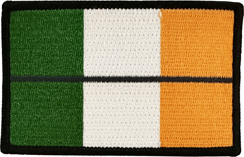 IRISH FLAG PATCH: Thin Blue Line - Small