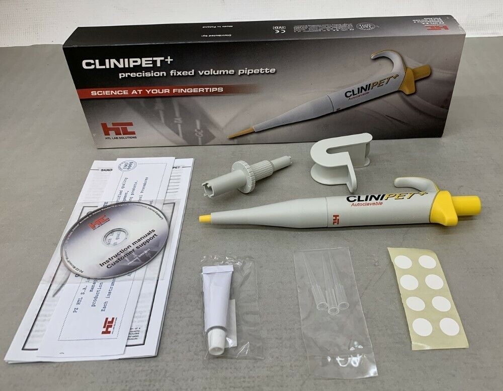 HTL Lab Solution Clinipet+ Precision Fixed Volume Pipette CP200/200µl, 2240
