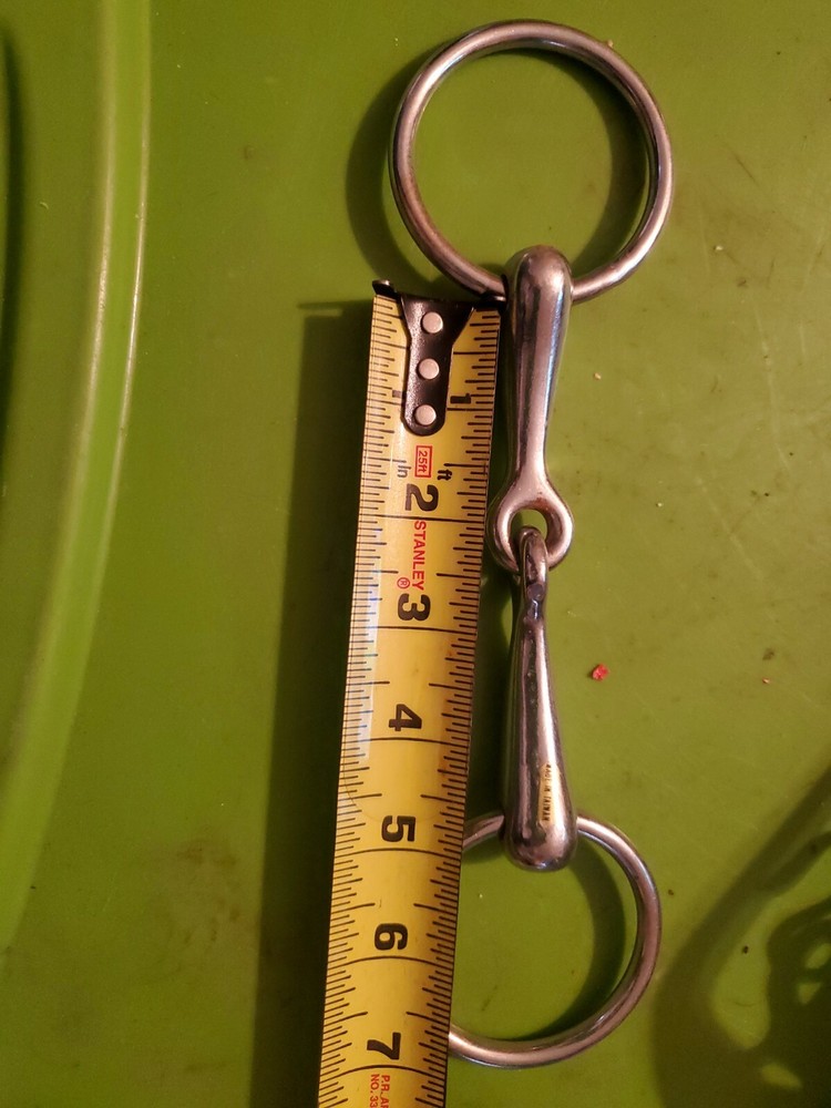 4 5/8” Eggbutt Snaffle Horse Bit