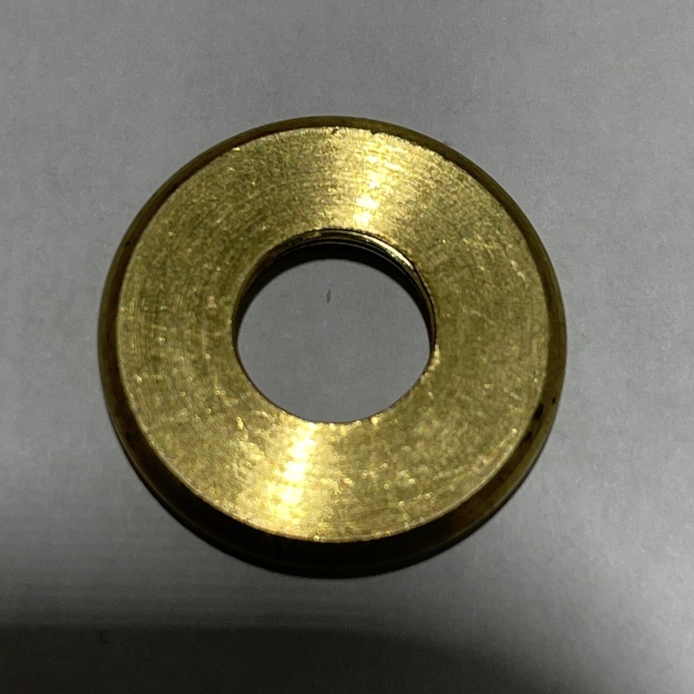 3/4” UNF SOLID BRASS TURNED END CAP CHECK RING THREADED 1/8 IPS LOT OF 6