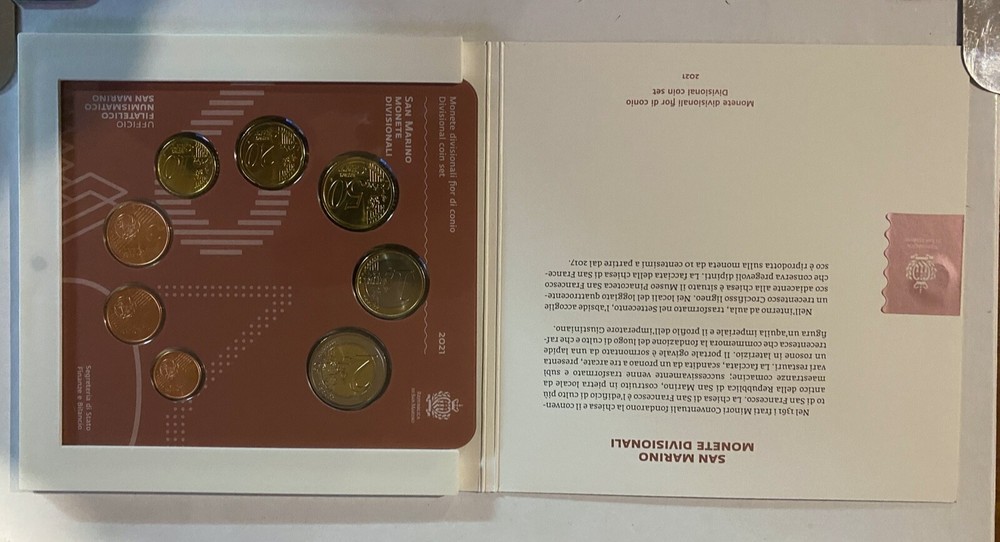 SAN MARINO BNC COINSET 2021