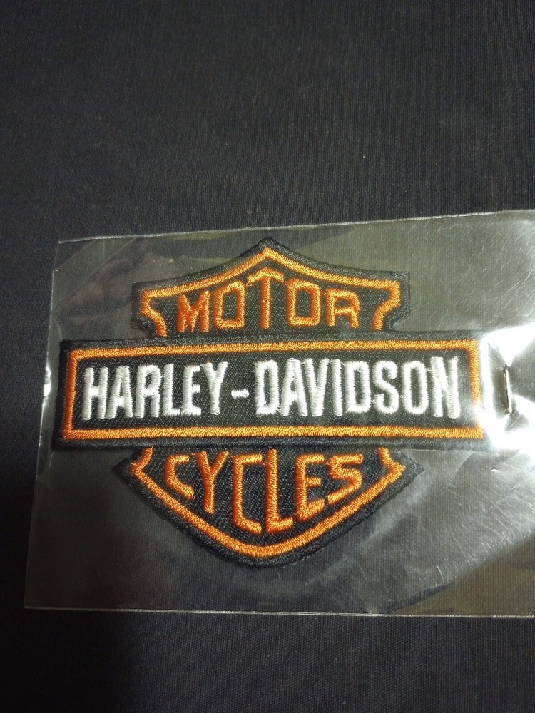 VINTAGE STYLE HARLEY DAVIDSON EMBROIDERED PATCH