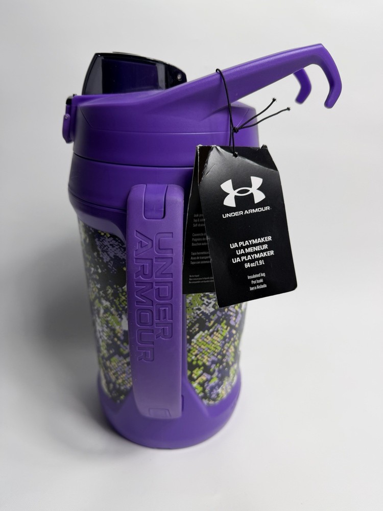 UA Under Armour Playmaker 64 oz Purple Python Jug Athletic FREE SHIPPING