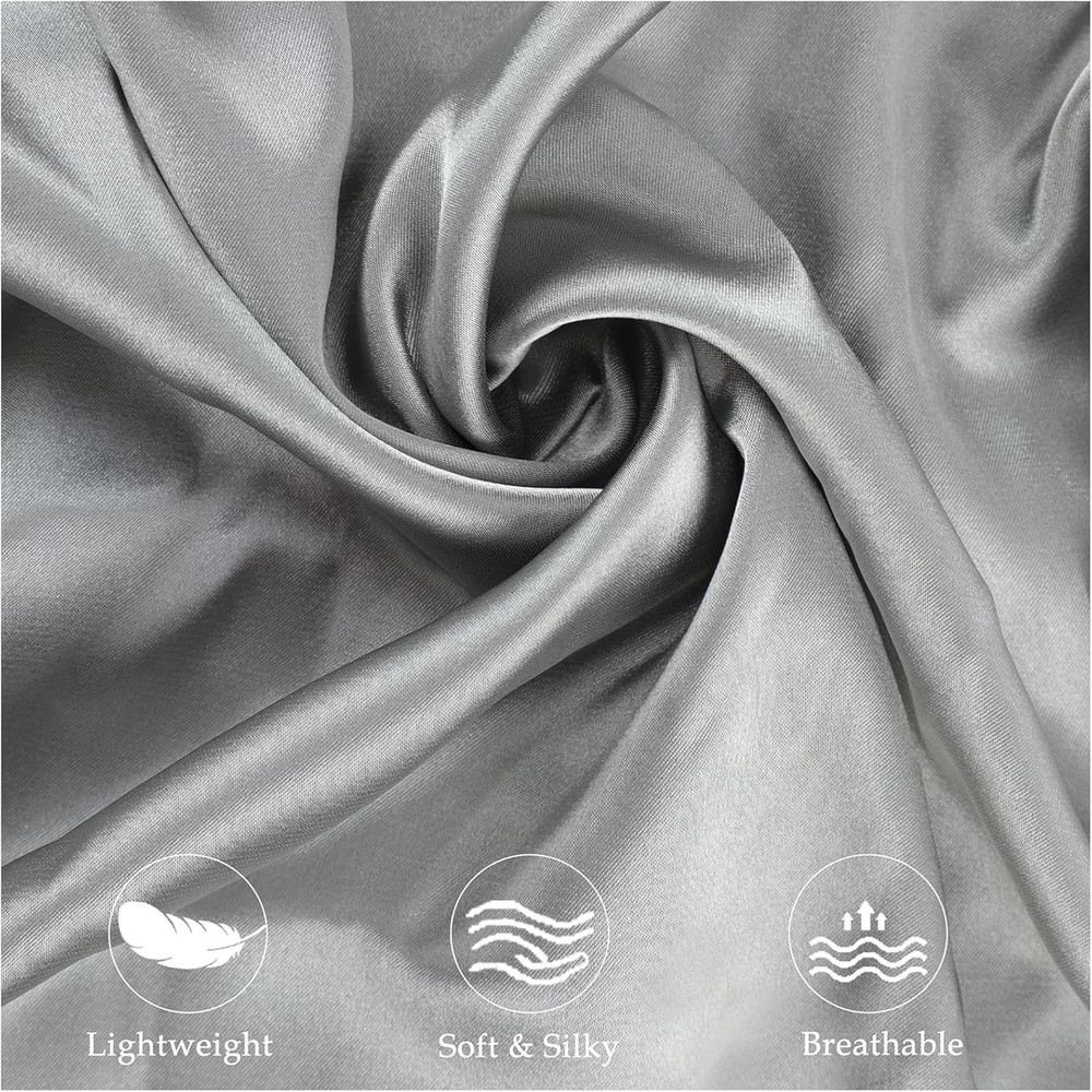 Satin Pillowcase for Cervical Pillow, Ergonomic Case, Smooth & Soft Sleeping Pi