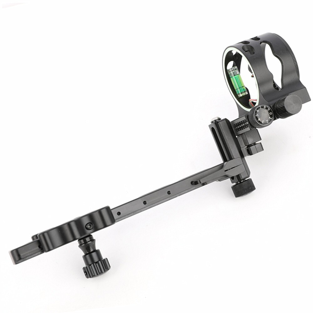 Compound Bow Sight 5 Pin Micro Adjustable Sight Light Archery Hunting Shooting