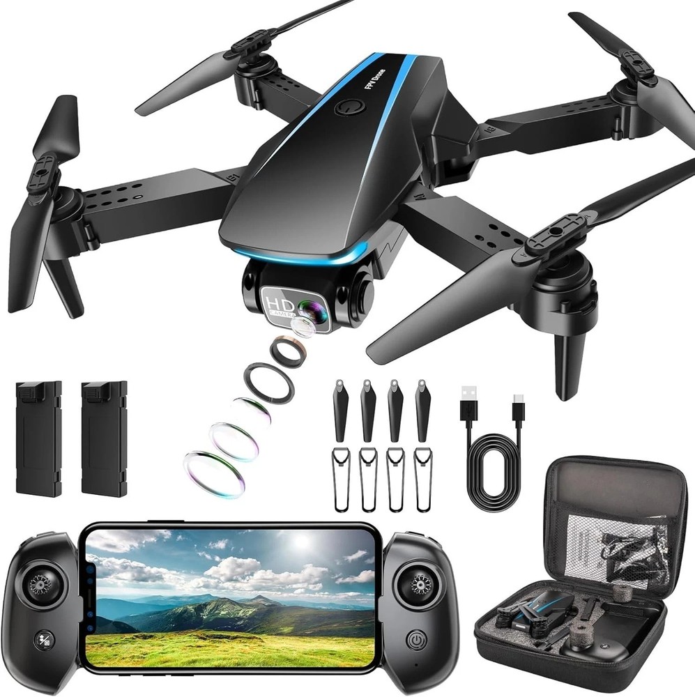 Adventure-Ready 1080P Drone - Stable Hover, Gravity Control & Wi-Fi Connect