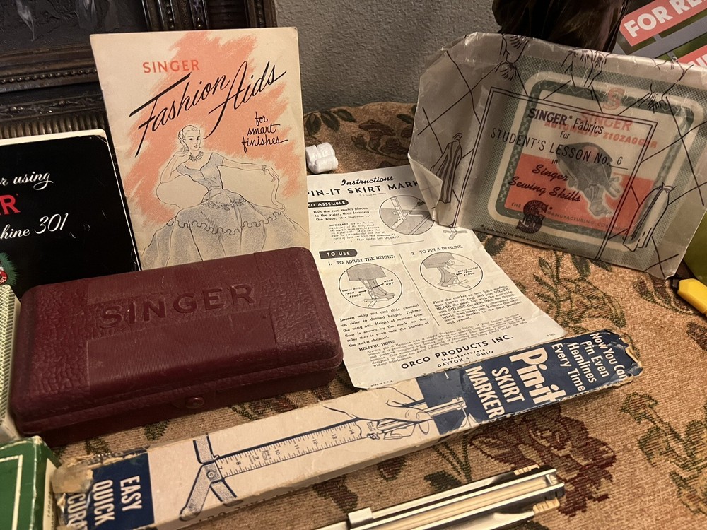 Singer Automatic Zigzagger Attachment 160985 fit 221 & Stitch Patterns Set #2