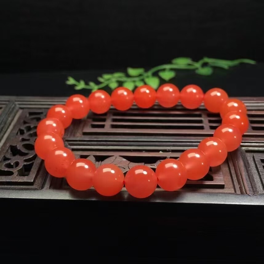 Natural Cherry Red Bracelet