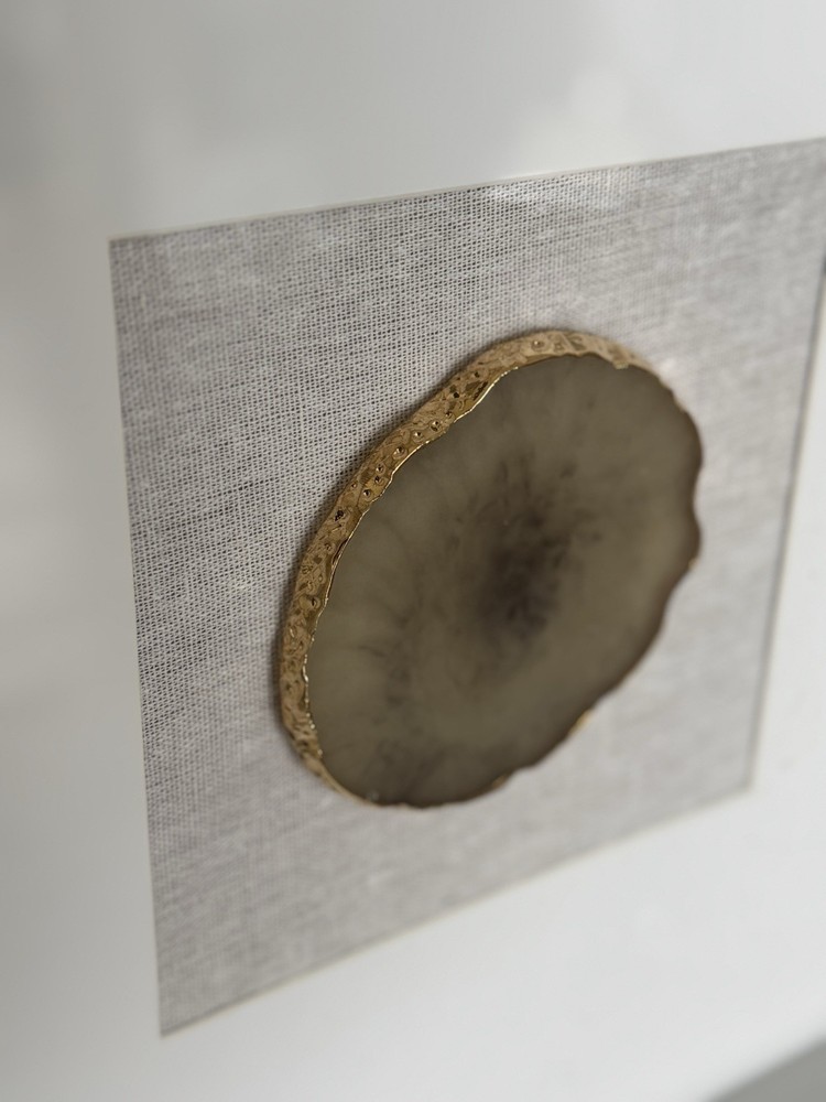 Framed Agate Polished Slabs Wall Art