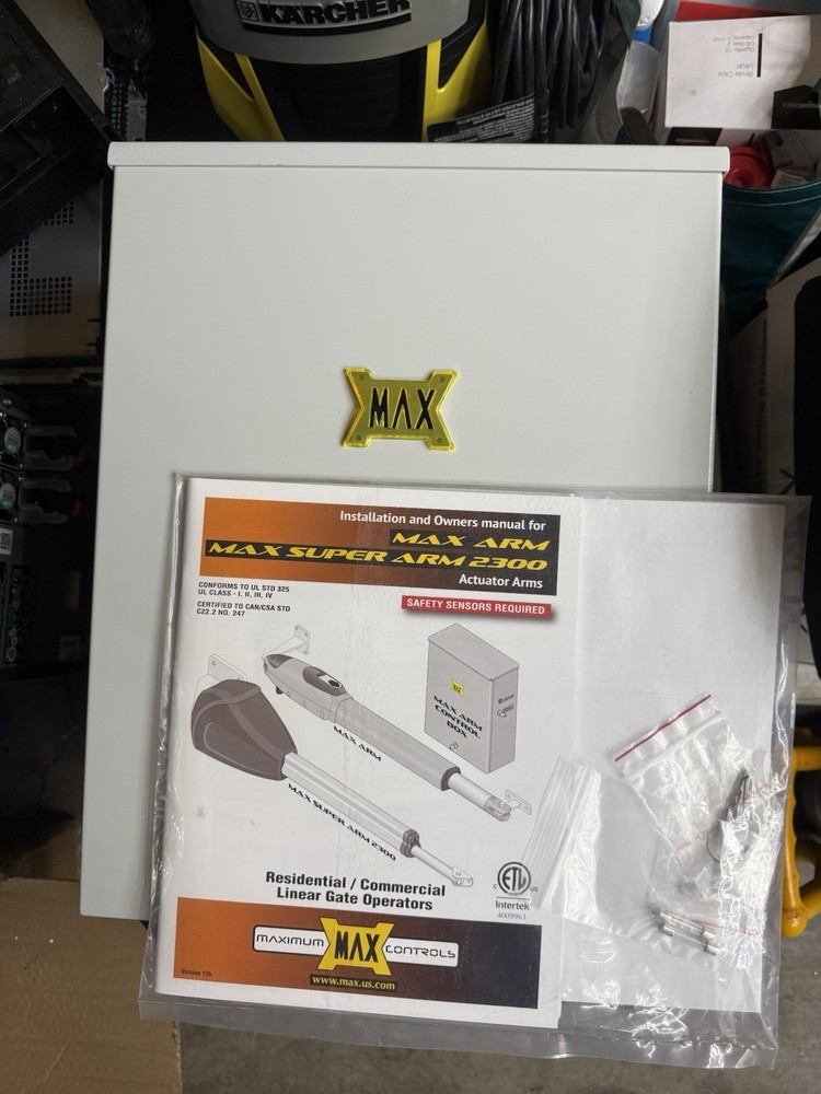 Max Solar Control Box Swing Gate Operator. New Open Box