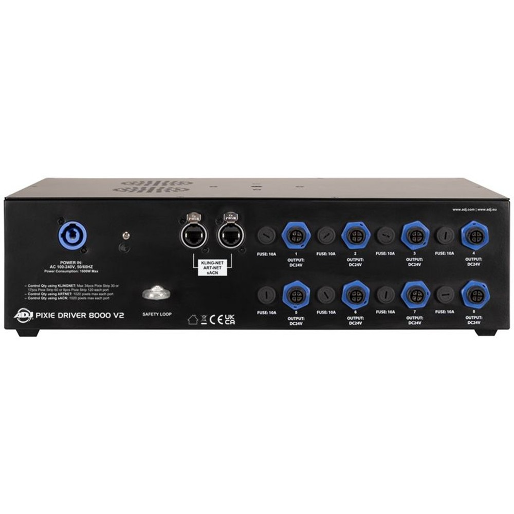 American DJ PIXIE DRIVER 8000 V2 Lighting Controller+Pixie Strip-120 Light ADJ