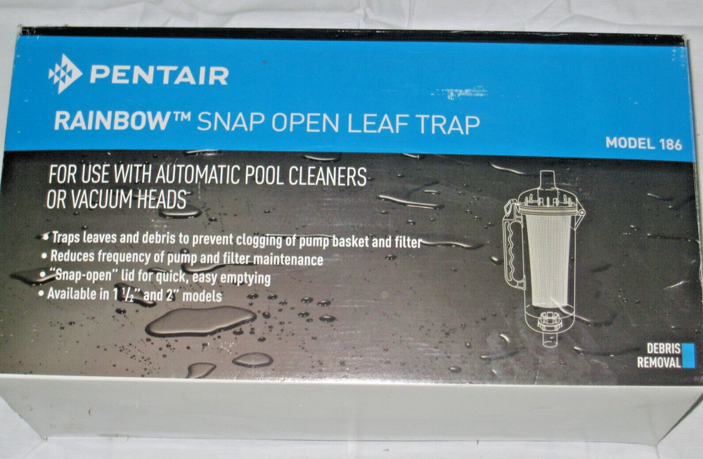 PENTAIR RAINBOW SNAP OPEN LEAF TRAP MODEL #186
