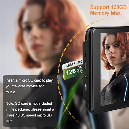 Wireless Carplay Stereo 7" Screen, Android Auto, Bluetooth, FM, Navigation, Voic