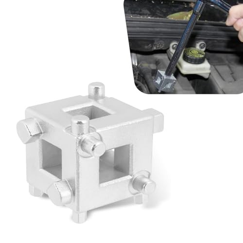 Car Brake Caliper Compression Tool, Steel Heavy-Duty Cube Brake Caliper Tool