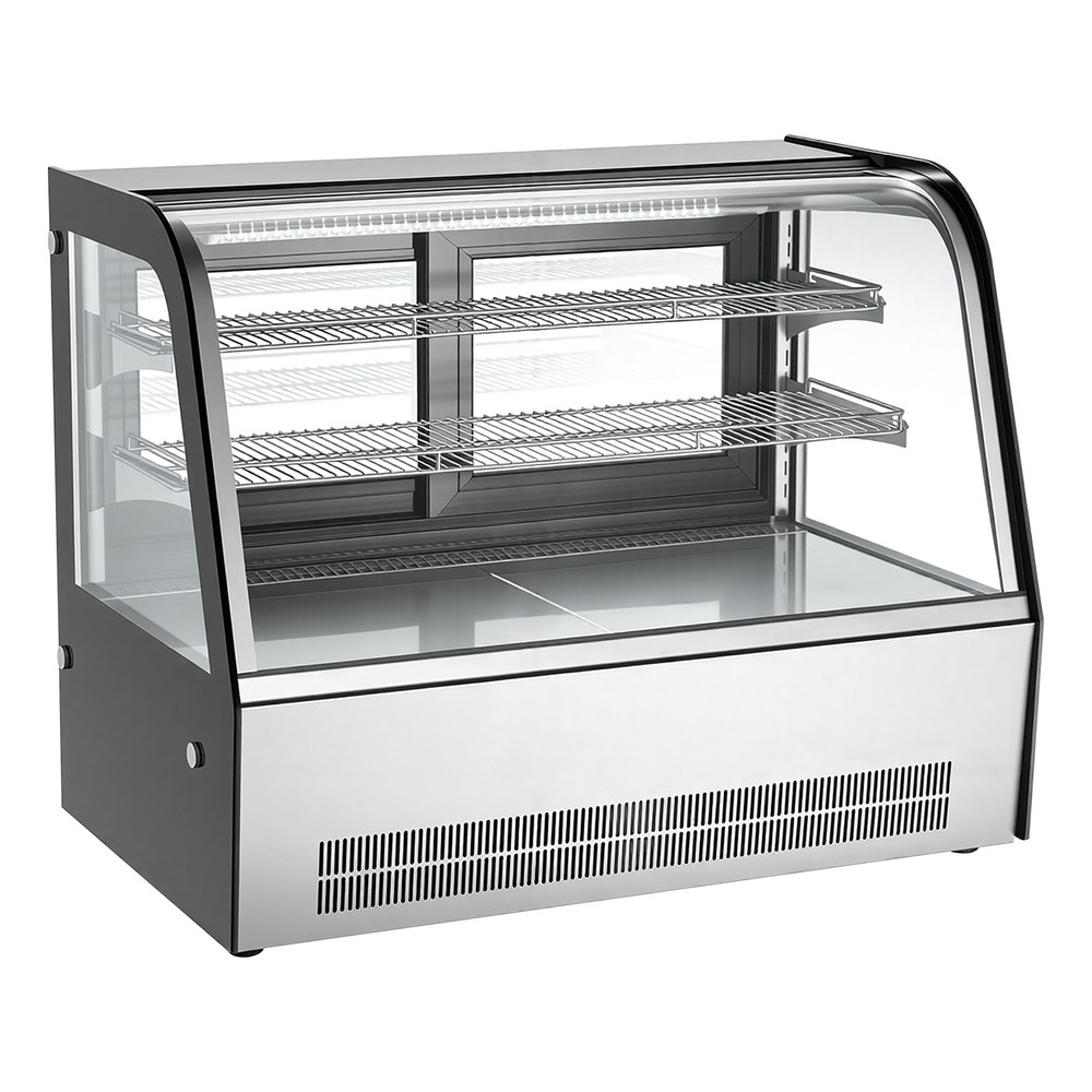 VEVOR Refrigerated Display Case Bakery Display Fridge Case 5 cu ft/145L 2-Tier