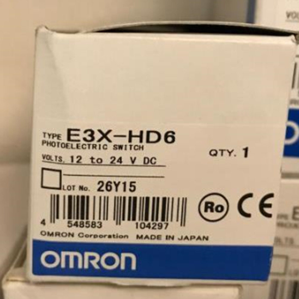 New Omron E3X-HD6 Photoelectric Switch