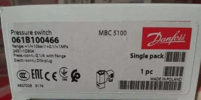 1pcs Danfoss MBC5100 061B100466 sensor
