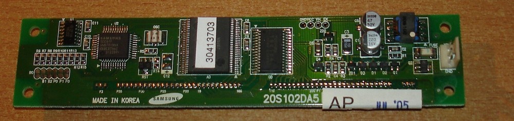 AP Automatic Products 123 snack machine Display Board