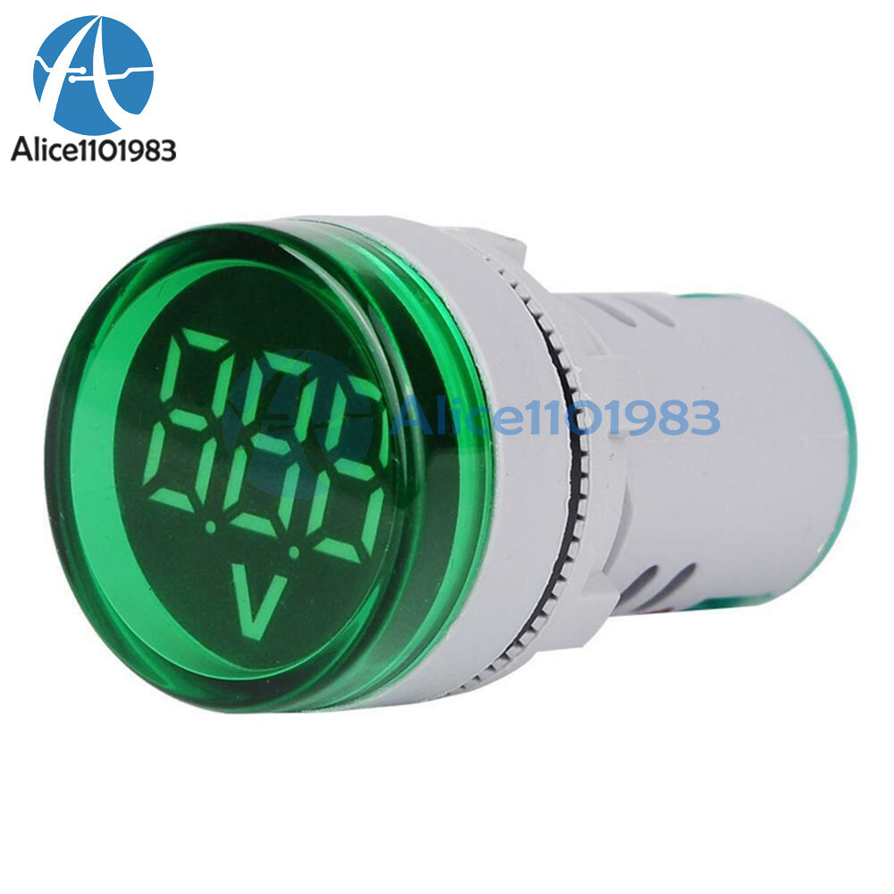 22MM Mini LED Voltmeter Digital Display Voltage Meter Volt Tester DC 6-100V