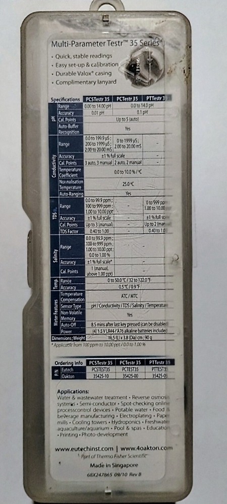 Eutech Multi Water Tester
