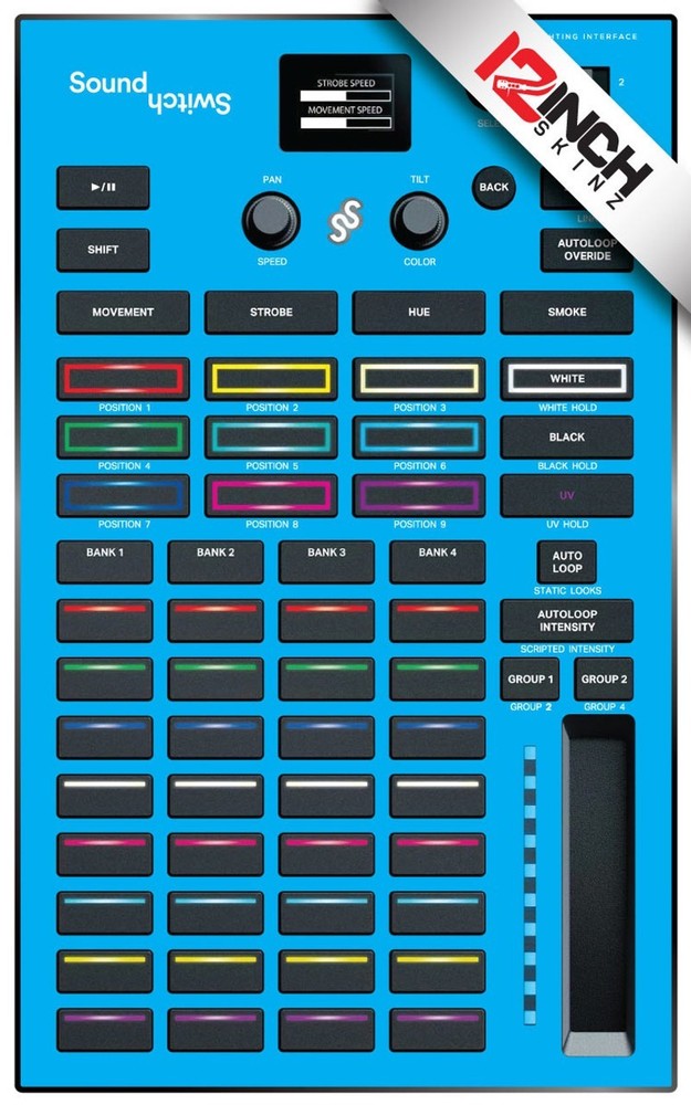 SoundSwitch Control One Skin - light blue