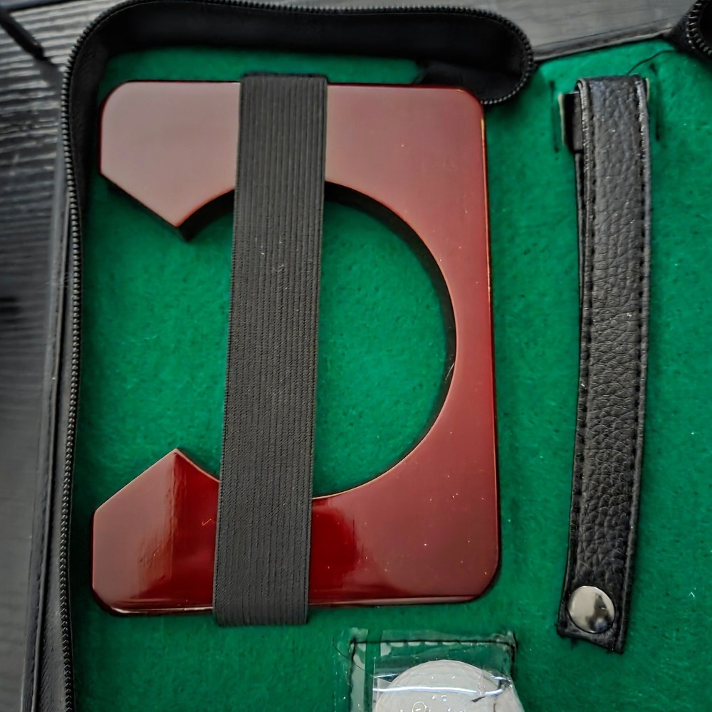 Executive Golf Putting Practice Kit Portable Indoor Putter Training Tool Office