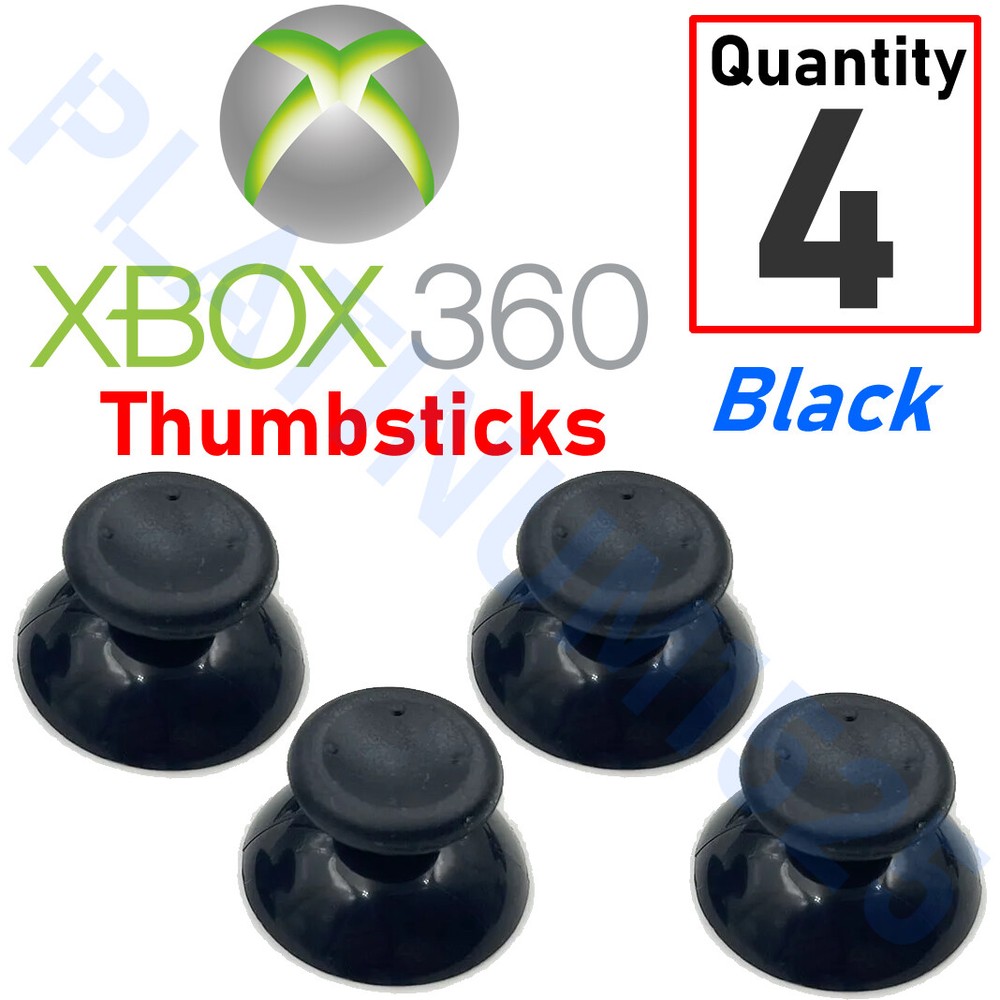 Xbox 360 Controller Thumbstick Joystick Replacement Analog Joy Stick- Black Grey