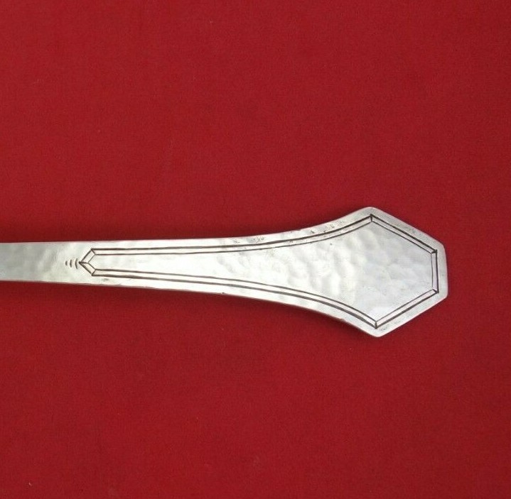 Handwrought Sterling Silver Berry Spoon 8 3/4" Serving Silverware
