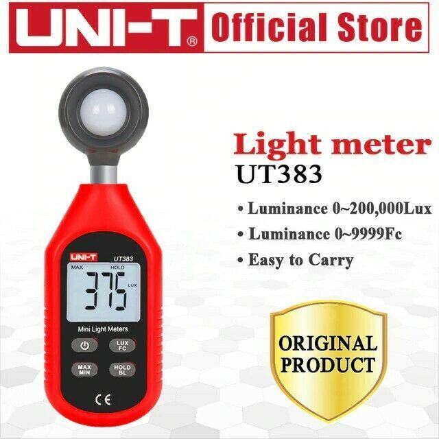 UNI-T UT383 Digital Luxmeter Light Meter Lux