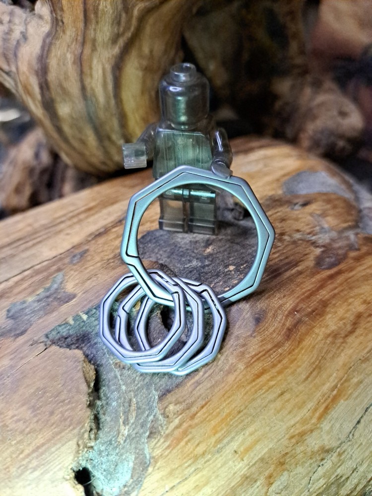 Gentlemen Series Titanium Sidepush Keyring Set