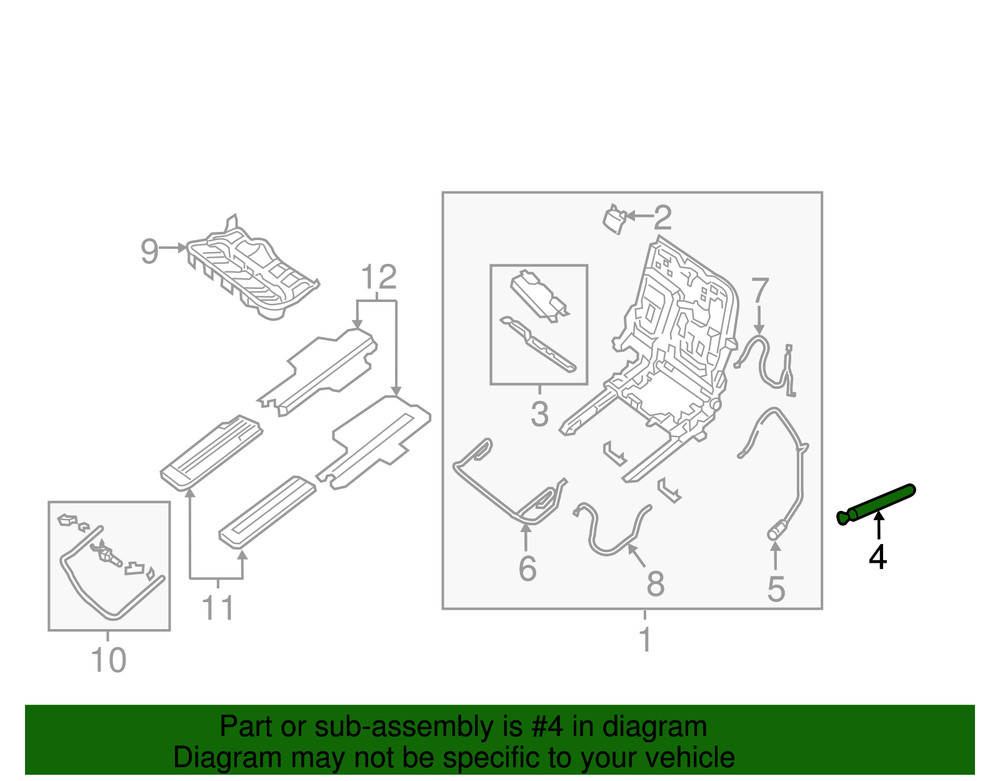Genuine Nissan Frame Assembly Lower Bracket 88306-3JA0A