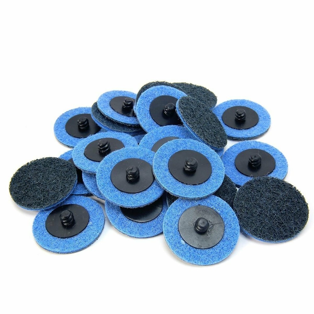 25PCS 2 inch Fine Surface Conditioning Roll Lock Die Grinder Sanding Discs Pads