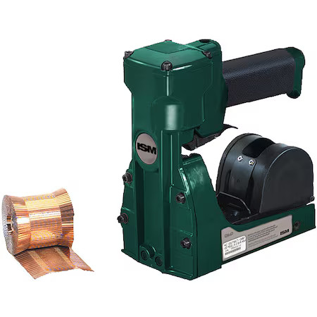 Pneumatic Roll Feed Stapler, 7.22 Lb, Coil, St119