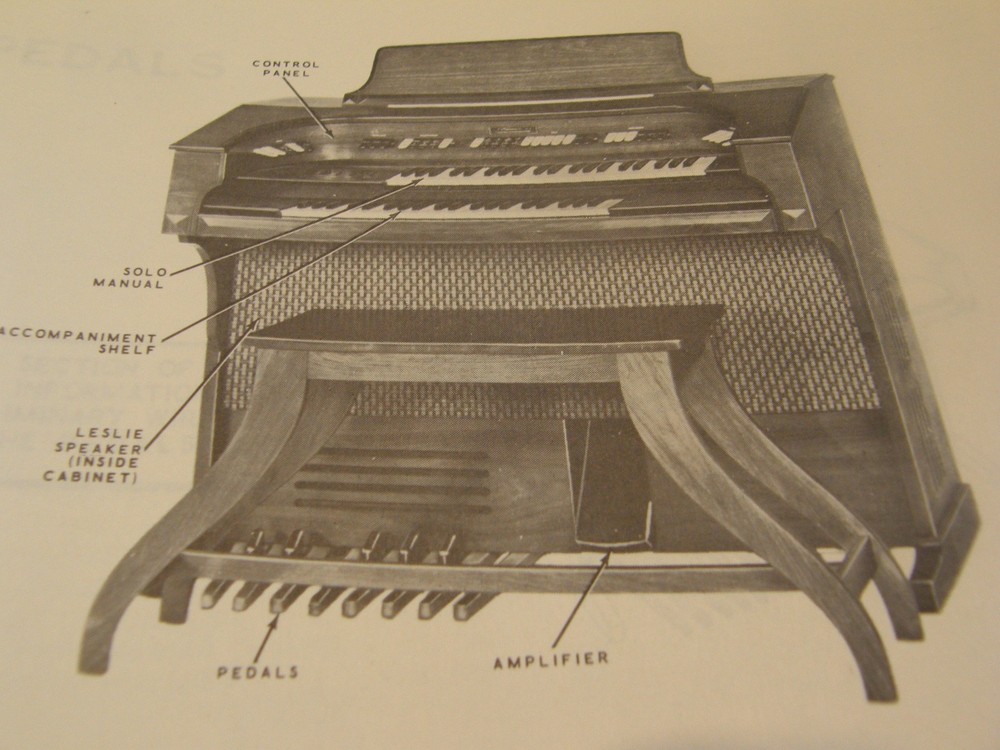 Heathkit Organ Assemby manual, notes, control panel, Amplifier & Color-Glo