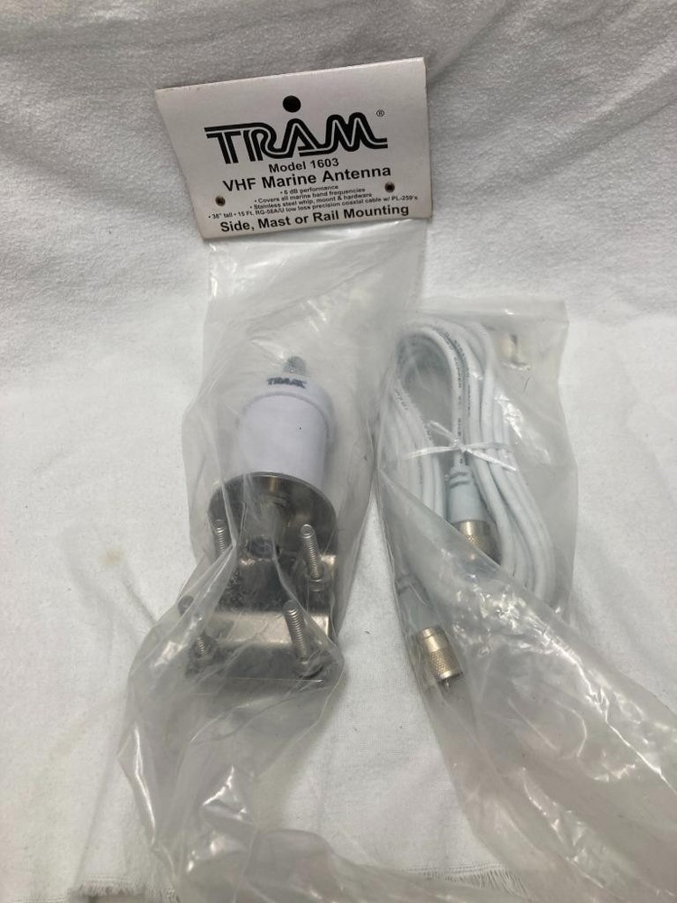 TRAM VHF Marine Antenna-Model1603 NOS