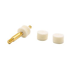 Muzzle-Loaders Brass Felt Cleaning Pellets Jag - 8-32 Attachment Threads -