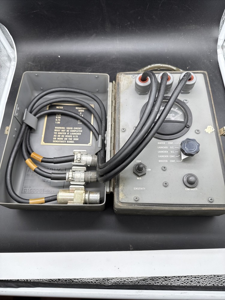 US Army TEST ASSEMBLY SQUIB Launcher explosive Booster Ordnance Corps Circuit