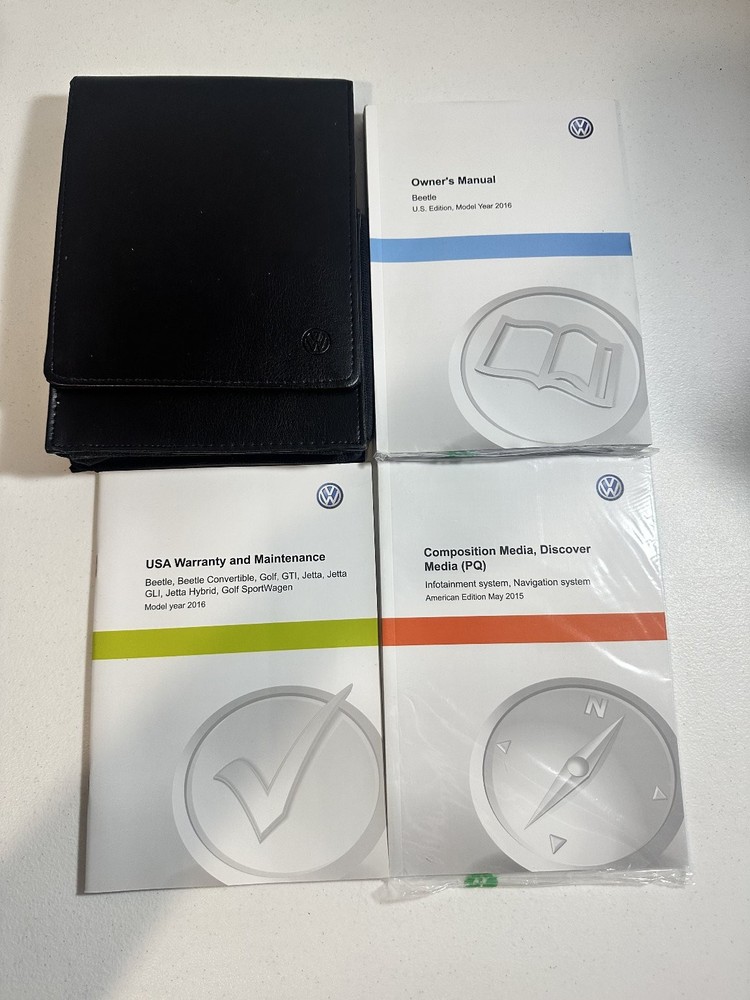 2016 Volkswagen Beetle Owner's Manual Set
