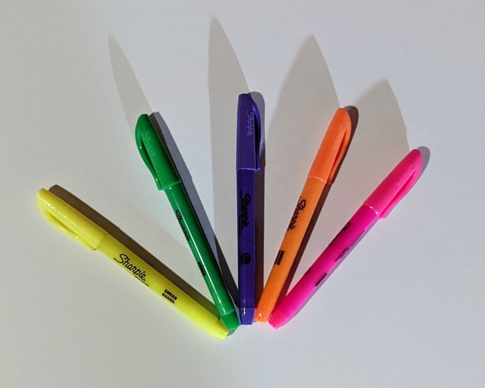 Sharpie Accent Pocket Highlighters Chisel Tip Assorted Colors - Choose Color