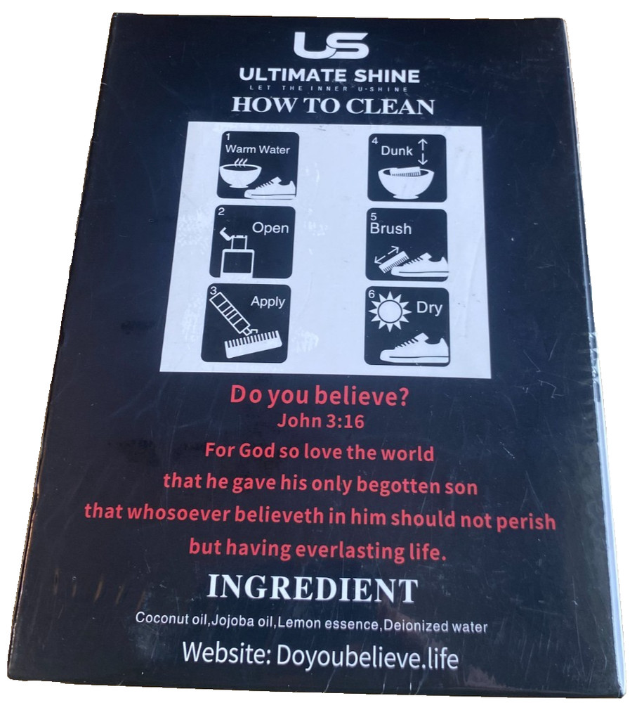 US ultimate shine shoe cleaner