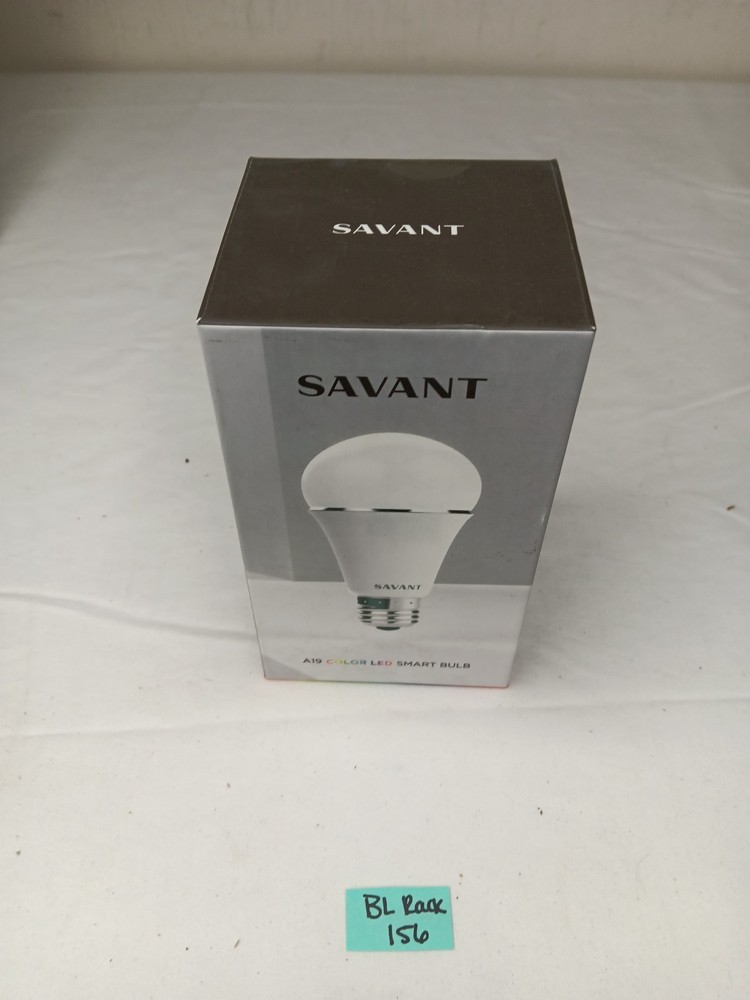 Savant A19, Color LED Smart Light Bulb App Controlled