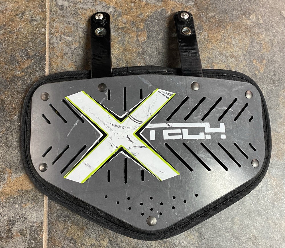 XTECH Vented 5-Sided Football Backplate - Universal Adjustable Back Plate-used