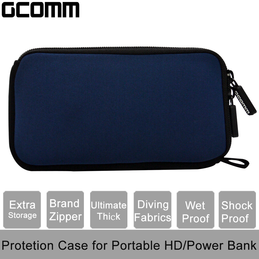 GCOMM Multi-Function Extra Thick Soft Light Carrying Case for Ext Hard Drive