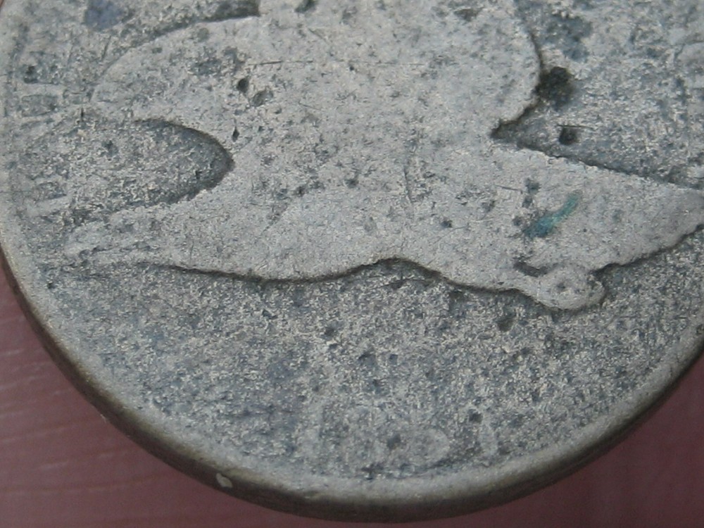 1857 Flying Eagle Penny One Cent- About Good Details