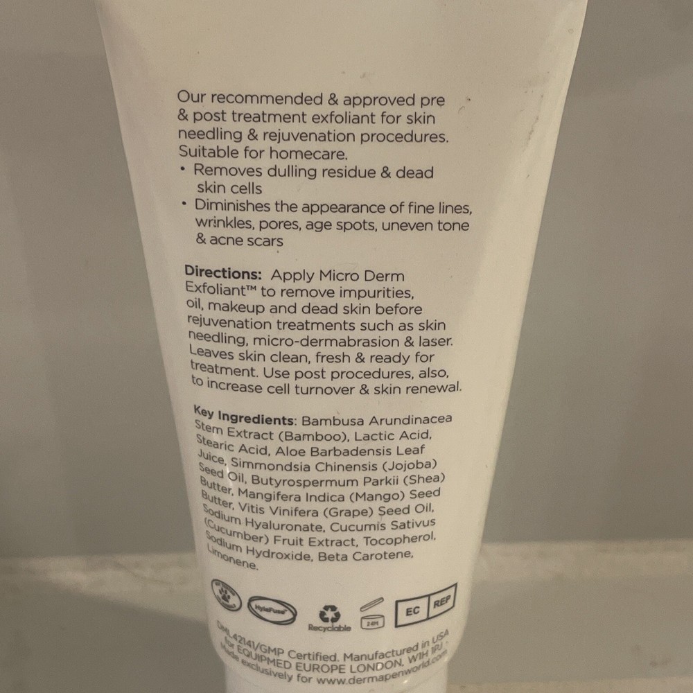 Dp DERMACEUTICALS Micro Derm Exfoliant With Hylafuse 2 Oz