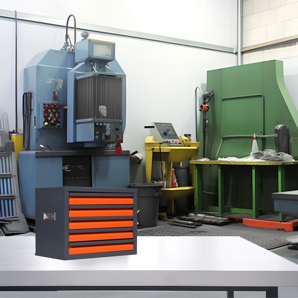 Drill Bit Dispenser Cabinet 5 Drawers Organizer Stackable Milling Cutter Storage