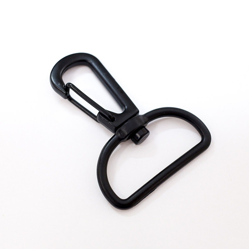 25mm Swivel Snap Hook, Black, 1 pc (MP7622)