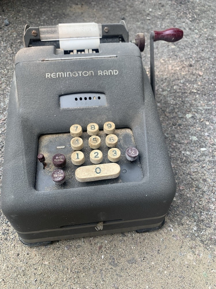 Vintage Remington Rand Adding Machine (Not tested)